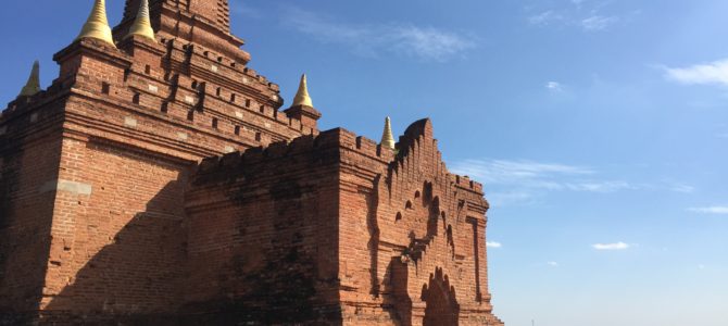 2015年ミャンマーゆるゆる旅行記　③バガンでガイドにはない幻の遺跡ピャッタジー・パゴダPya tha da Pagodaを目指す