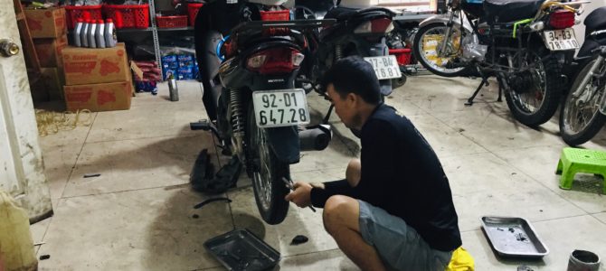 2019年　ベトナム　バイクで縦断の旅　⑩ホイアンでバイクメンテナンス！